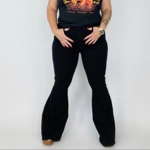 New without Tags Judy Blue Super Flair Black Jeans 13/31
